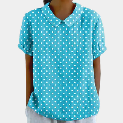 Chemisier vibrant pour femmes | Manches courtes
