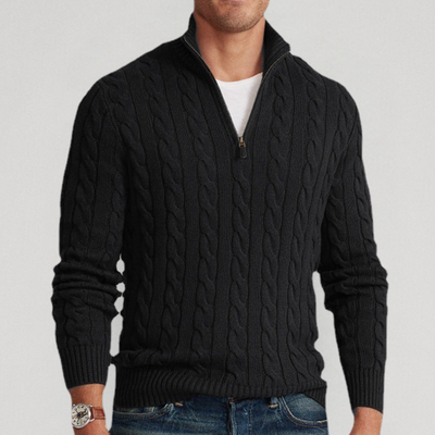 Pull demi-zip pour homme | Chaud