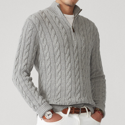 Pull demi-zip pour homme | Chaud