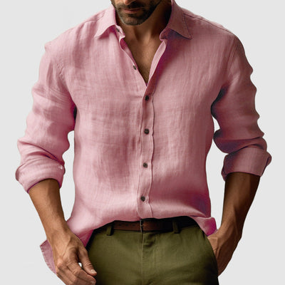 Chemise d'été structurée et respirante pour homme | Manches longues