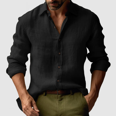 Chemise d'été structurée et respirante pour homme | Manches longues