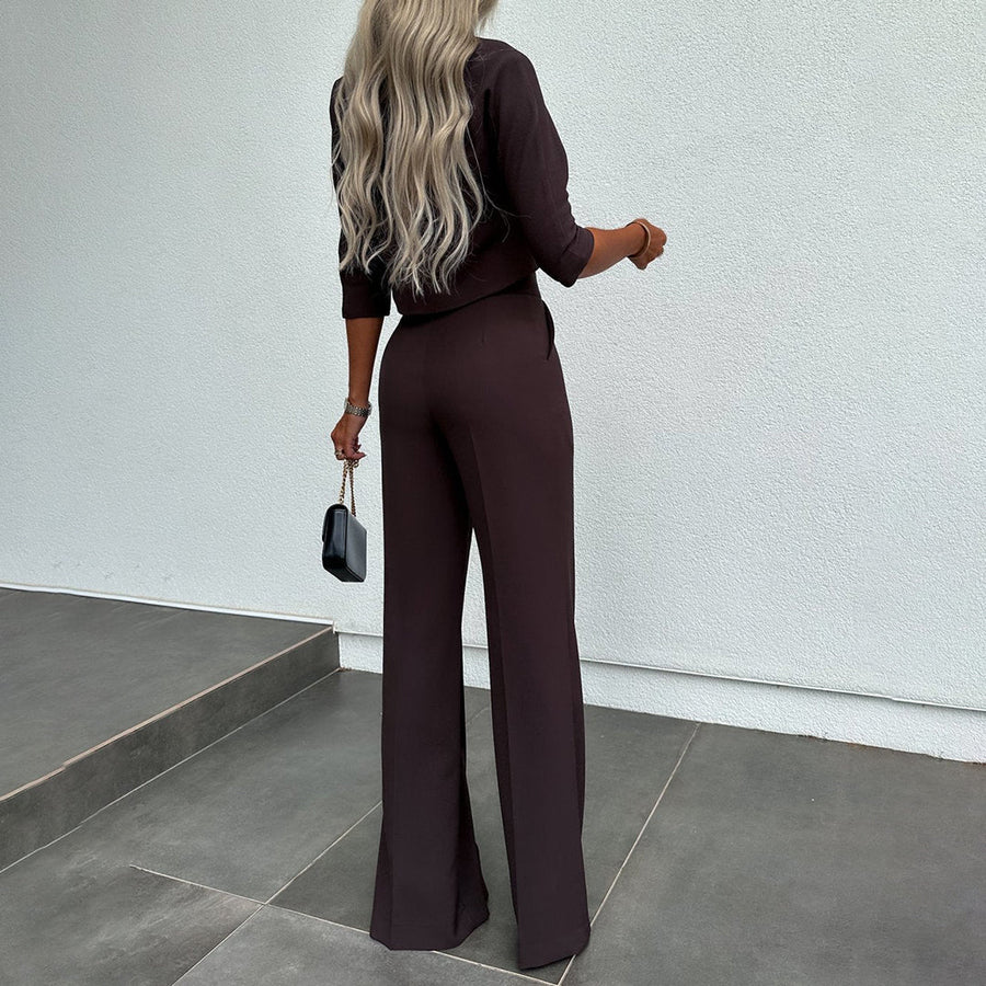 Ensemble deux pièces chic et polyvalent pour femmes
