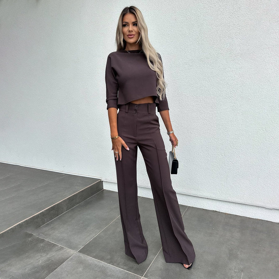 Ensemble deux pièces chic et polyvalent pour femmes