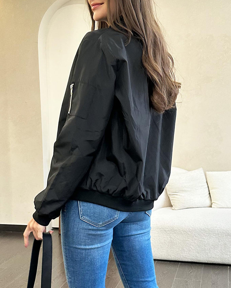 Veste bombardier élégante pour femmes | Chauffante