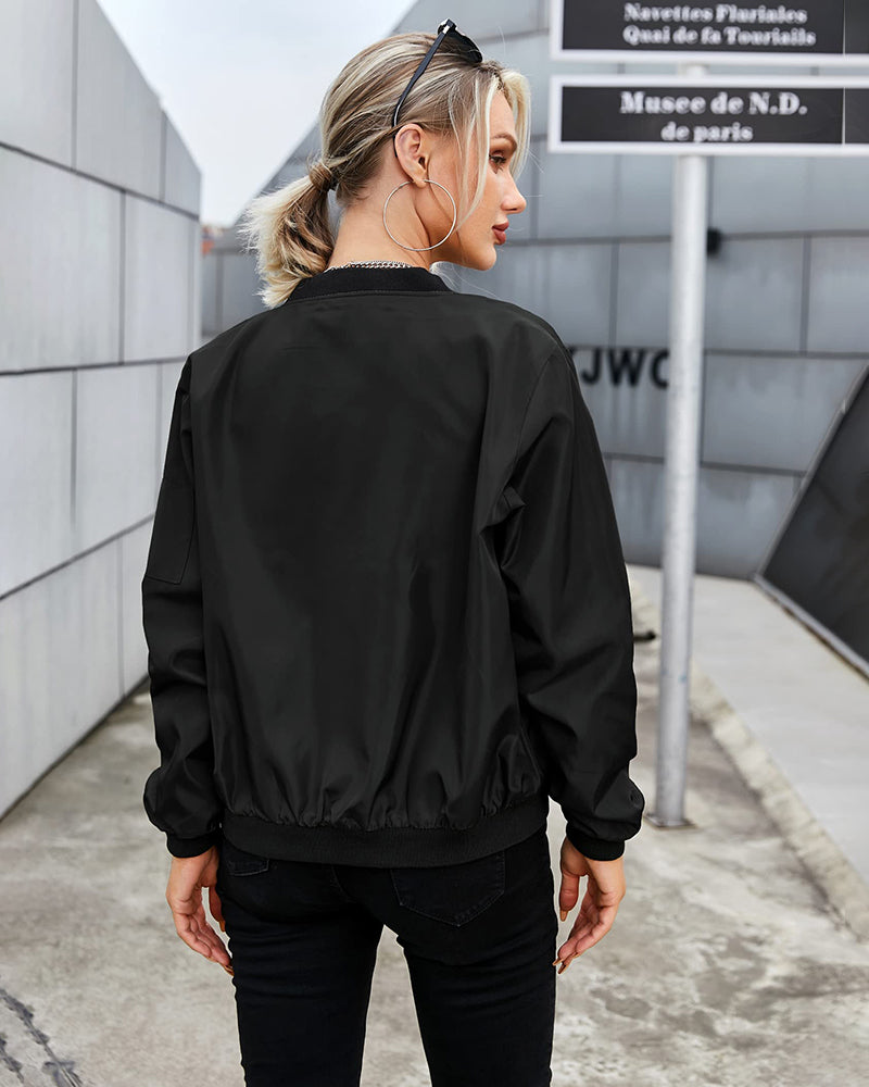 Veste bombardier élégante pour femmes | Chauffante