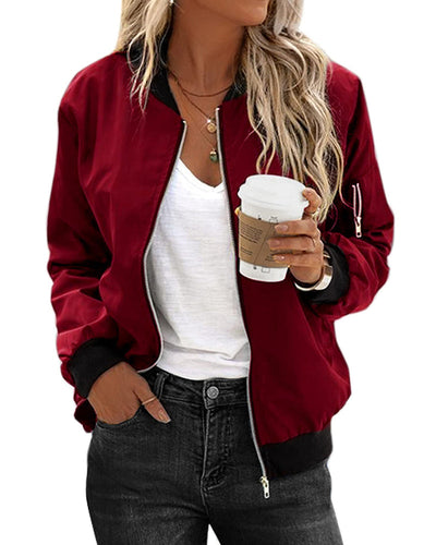 Veste bombardier élégante pour femmes | Chauffante