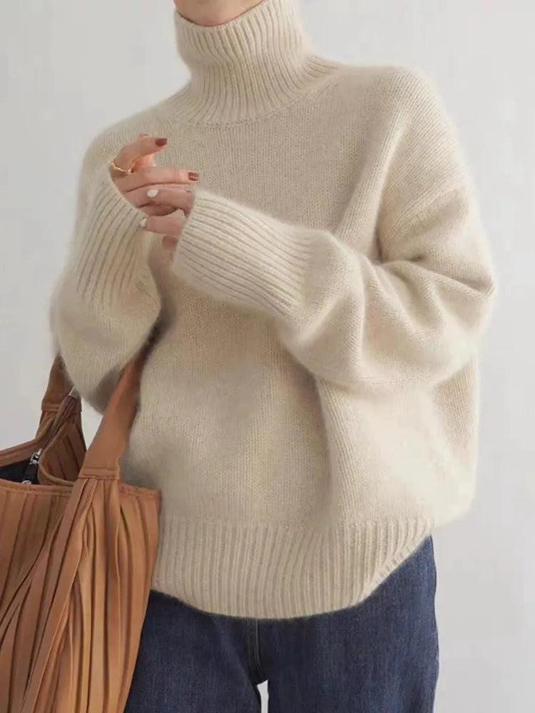 Pull à col roulé pour femmes | Chaud