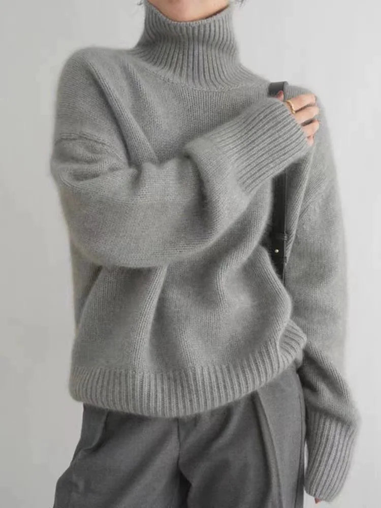 Pull à col roulé pour femmes | Chaud