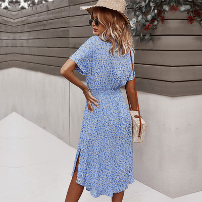 Robe décontractée en coton pour femmes | Midi