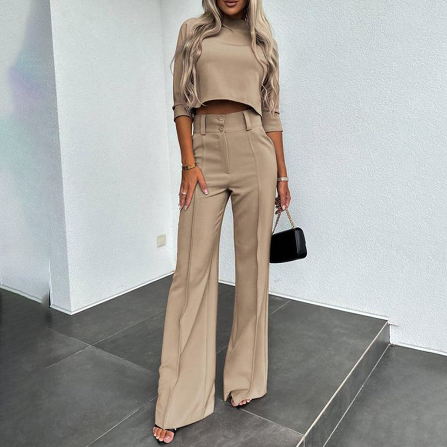 Ensemble deux pièces chic et polyvalent pour femmes