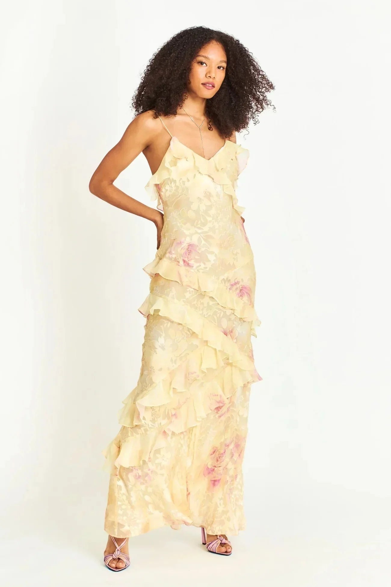 Robe élégante sans manches pour femmes | Maxi