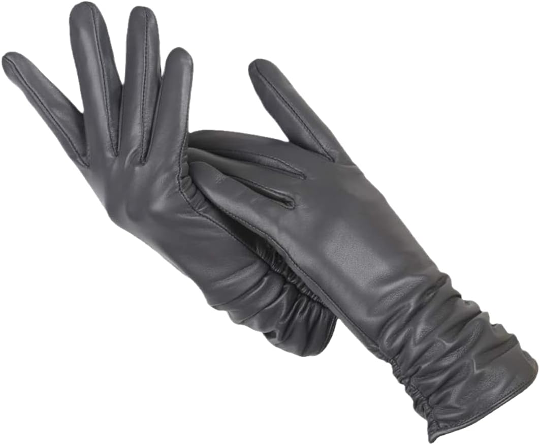 Gants en cuir classiques pour femmes | Hiver