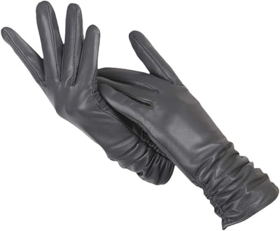 Gants en cuir classiques pour femmes | Hiver