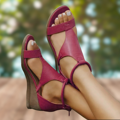 Sandales orthopédiques vintage pour femmes | Talons