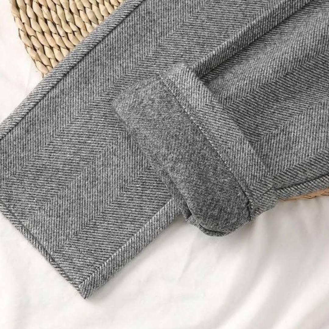 Pantalon tailleur en laine pour femme | Travail