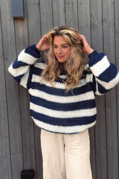 Pull rayé pour femmes | Oversized