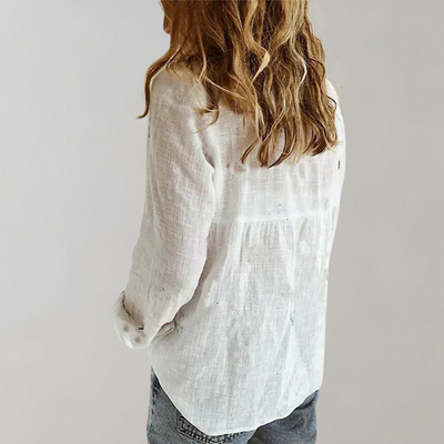 Chemisier en coton pour femmes | Longue