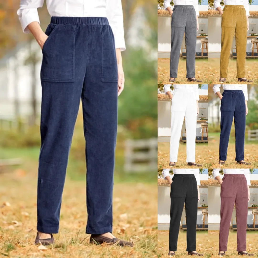 Pantalon taille élastique pour femme | Travail