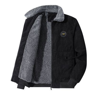 Veste en velours côtelé pour hommes | Chaud
