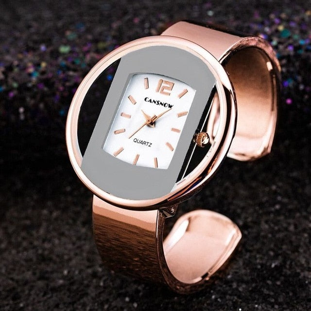 Montre classique en acier inoxydable pour femmes | Elegant