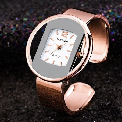 Montre classique en acier inoxydable pour femmes | Elegant