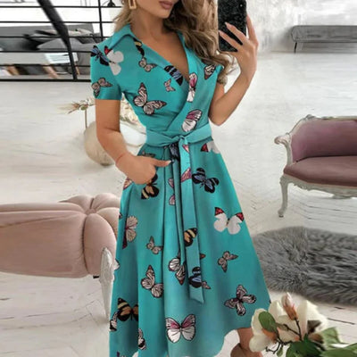 Robe Élégante A Line Pour Femmes | Midi