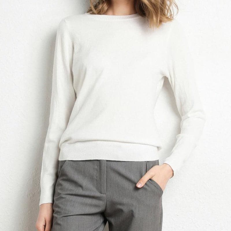 Pull en laine douce pour femme | Chaud