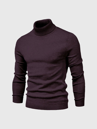 Pull à col roulé classique pour homme | Chaud