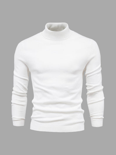Pull à col roulé classique pour homme | Chaud