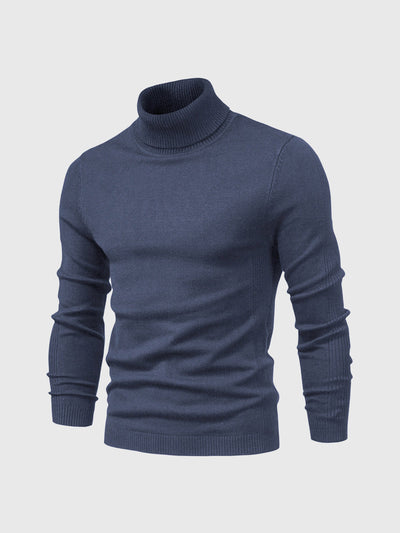 Pull à col roulé classique pour homme | Chaud