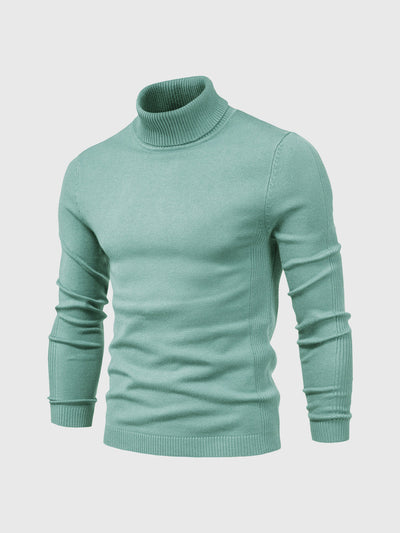Pull à col roulé classique pour homme | Chaud