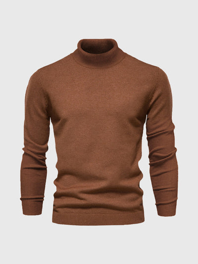 Pull à col roulé classique pour homme | Chaud
