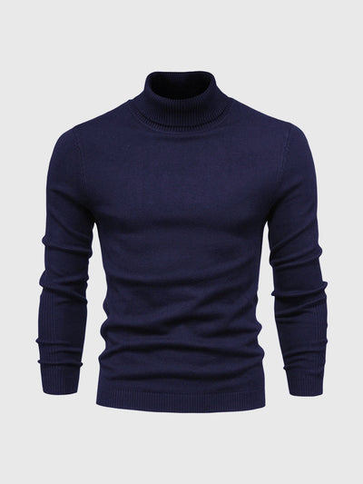 Pull à col roulé classique pour homme | Chaud