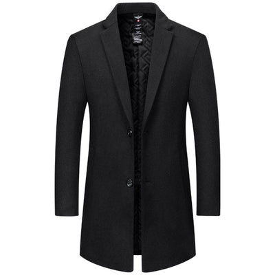 Manteau long d'hiver pour homme | Chaud