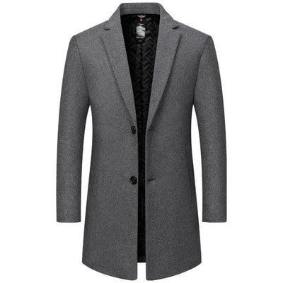 Manteau long d'hiver pour homme | Chaud