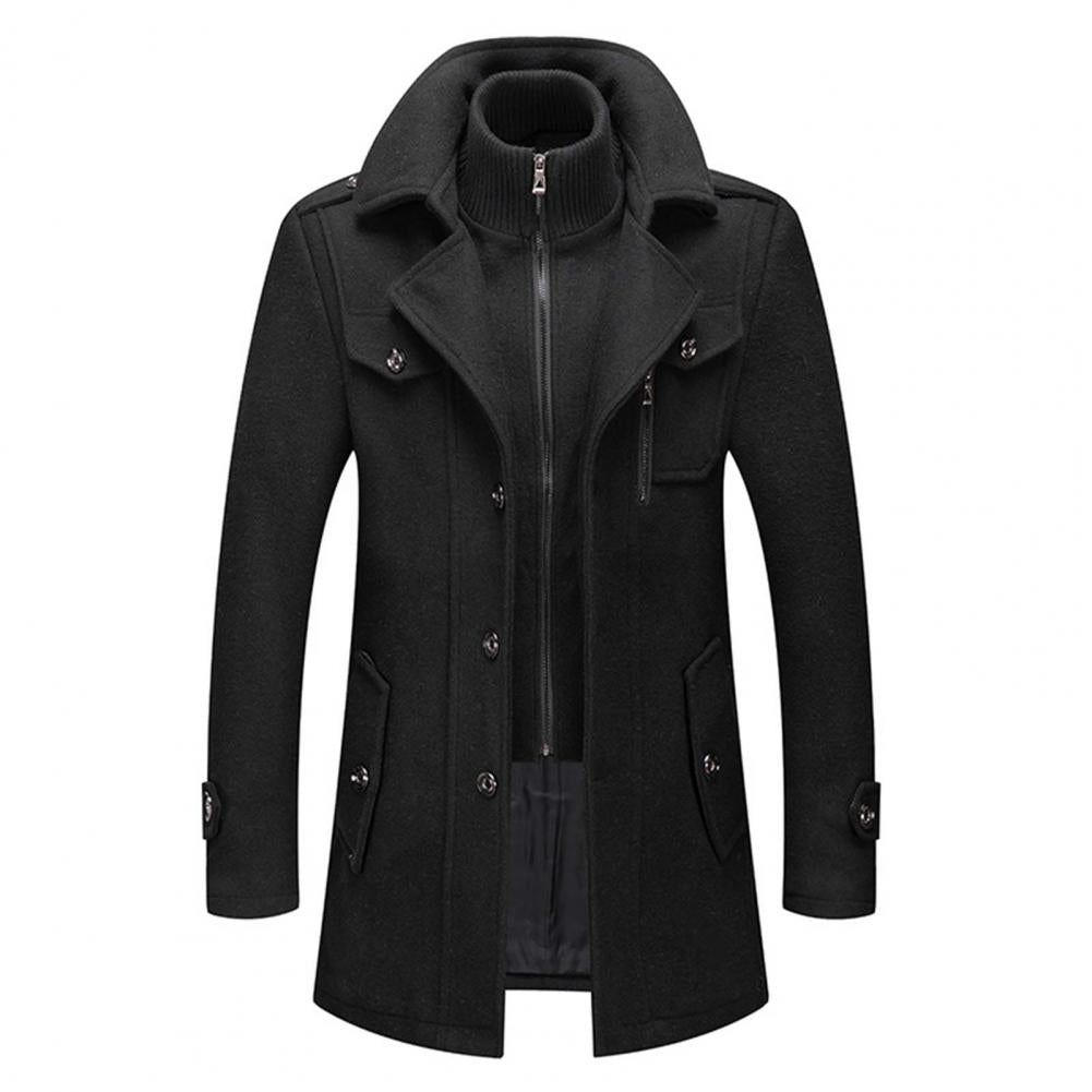 Trench-coat thermique pour homme | Coupe-vent