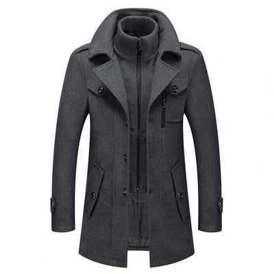 Trench-coat thermique pour homme | Coupe-vent