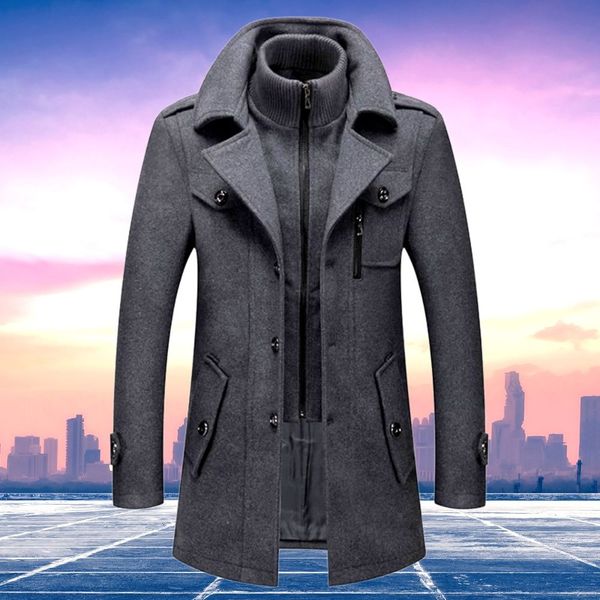 Trench-coat thermique pour homme | Coupe-vent