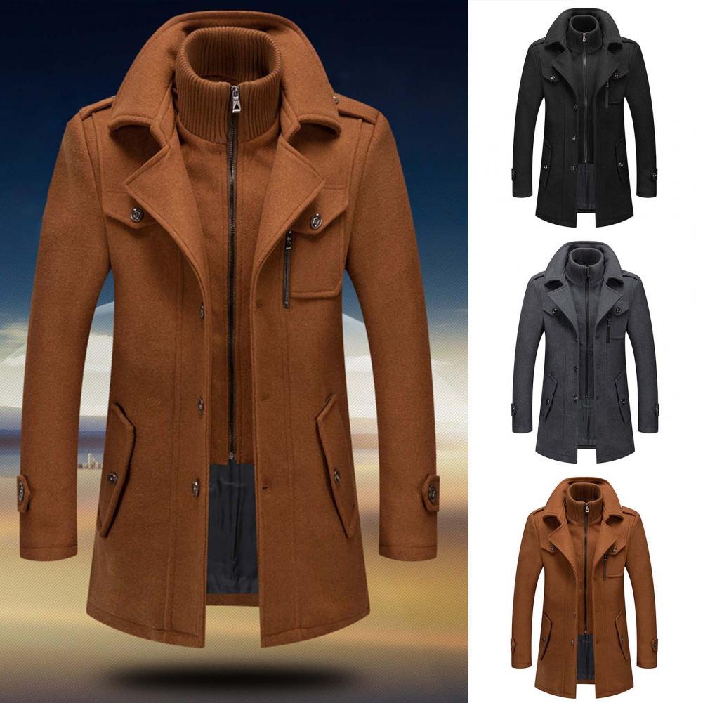 Trench-coat thermique pour homme | Coupe-vent
