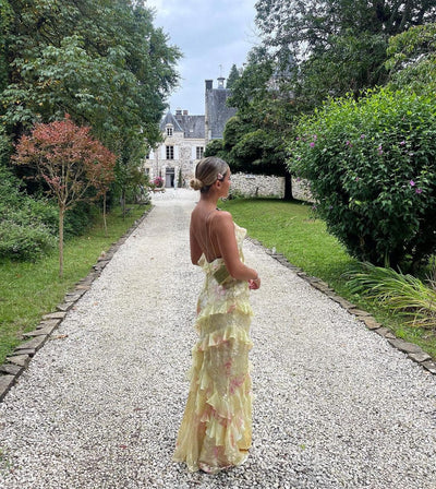 Robe élégante sans manches pour femmes | Maxi