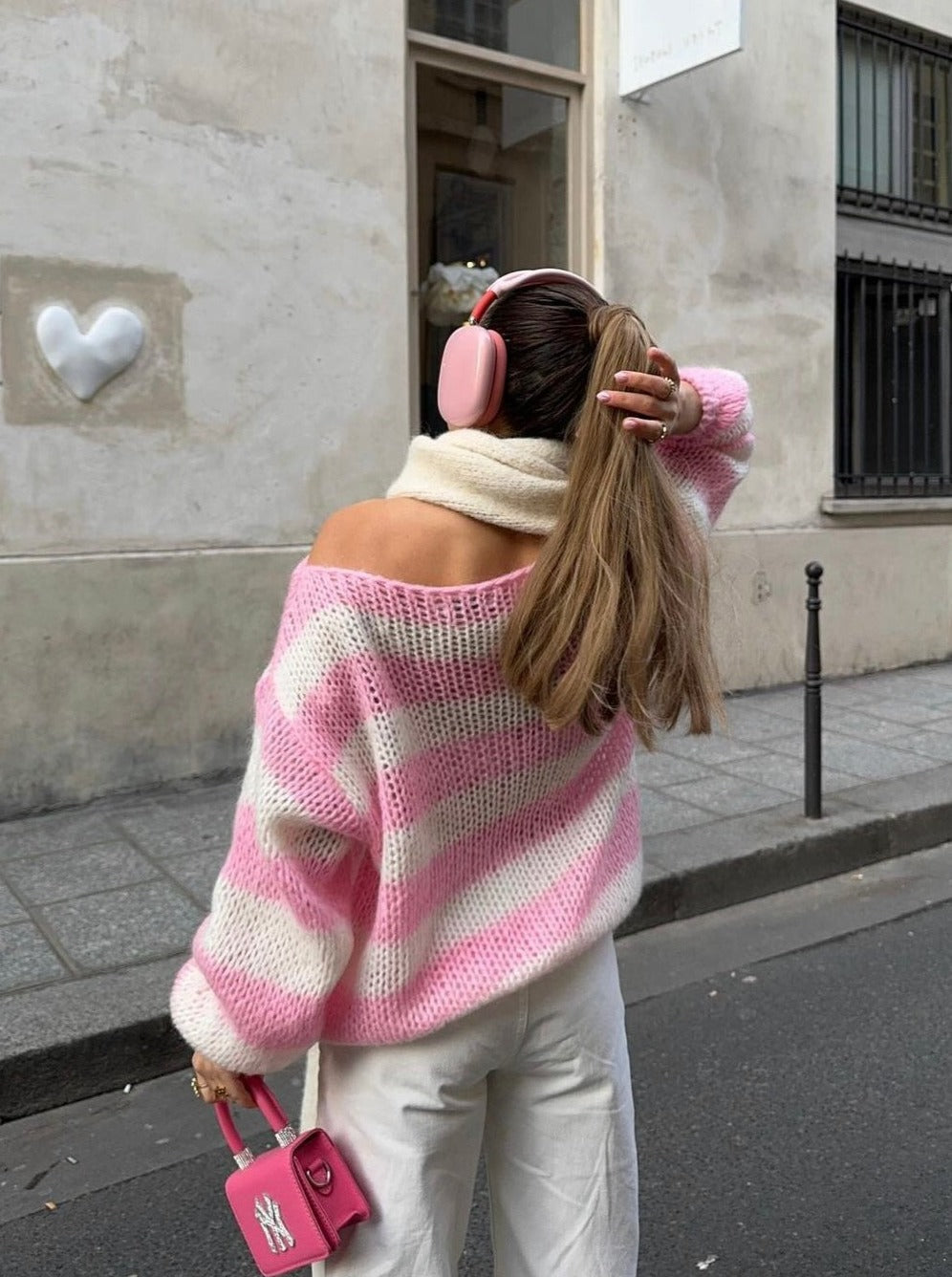Pull rayé pour femmes | Oversized