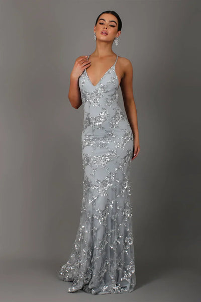 Robe élégante à paillettes pour femmes | Maxi