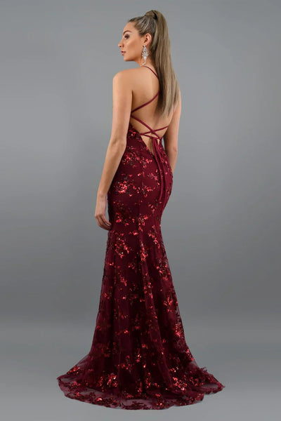 Robe élégante à paillettes pour femmes | Maxi