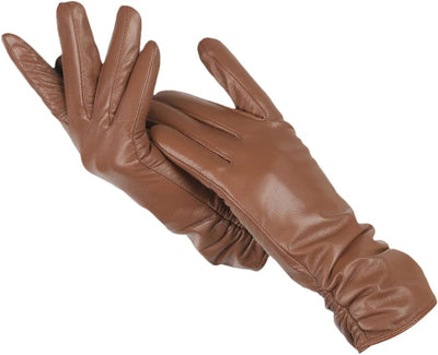 Gants en cuir classiques pour femmes | Hiver
