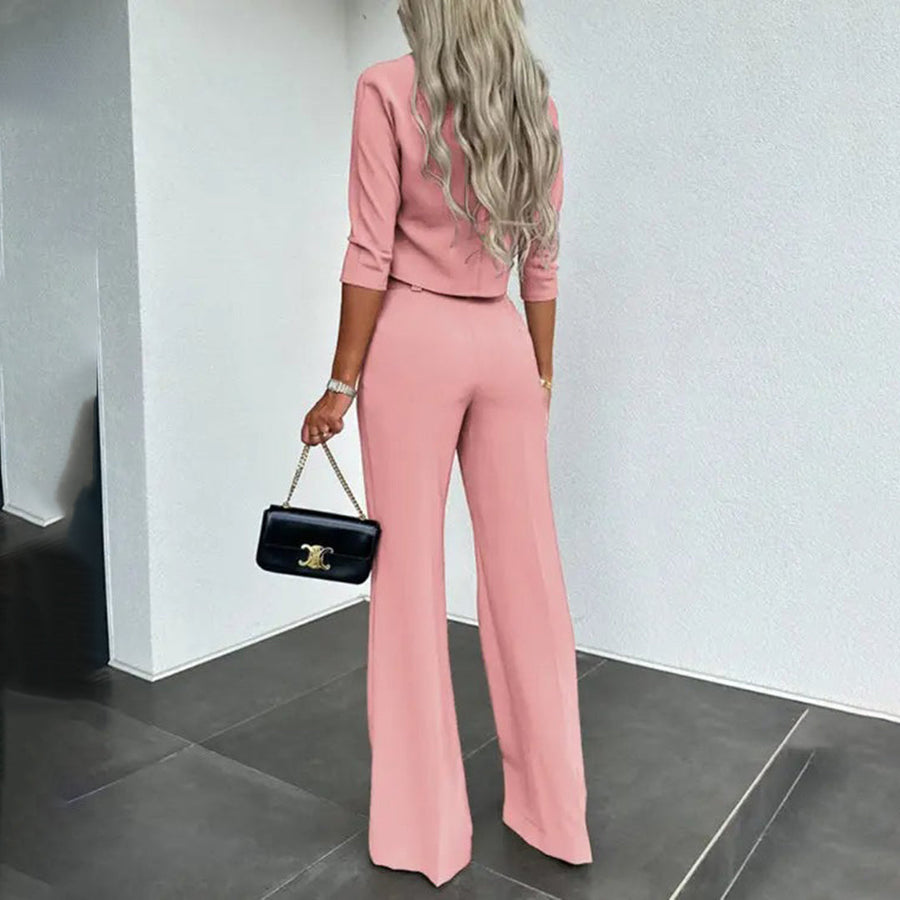 Ensemble deux pièces chic et polyvalent pour femmes