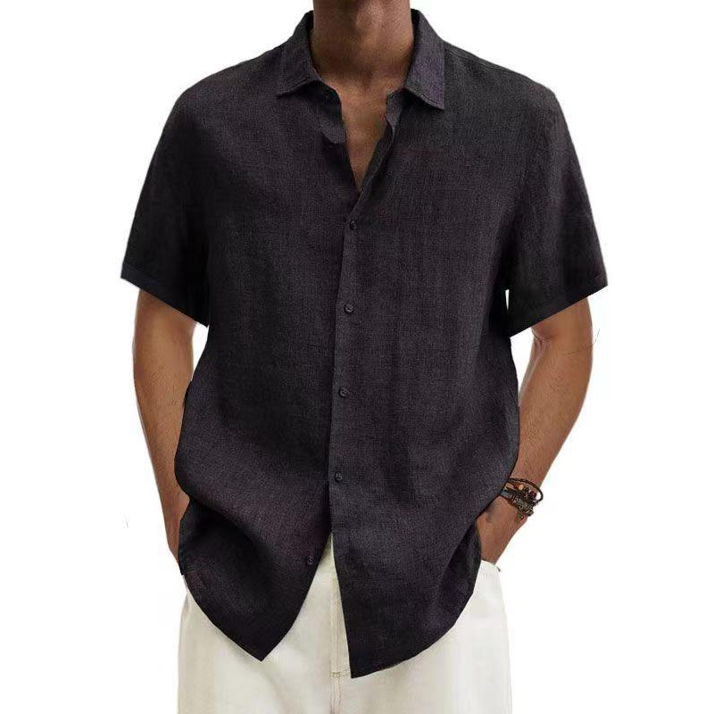 Chemise d'été décontractée pour hommes | Manches courtes