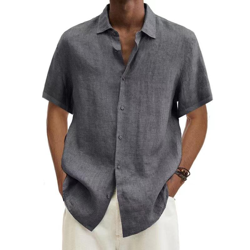 Chemise d'été décontractée pour hommes | Manches courtes