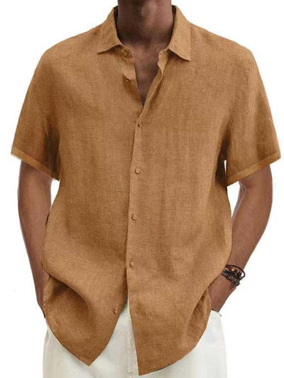 Chemise d'été décontractée pour hommes | Manches courtes
