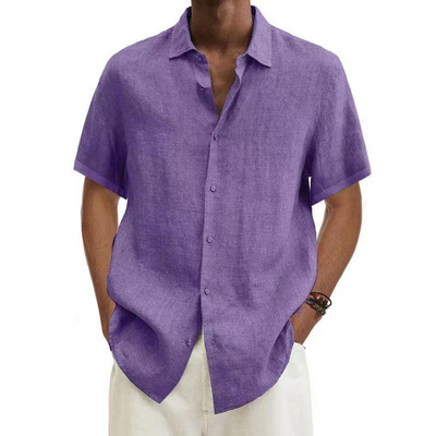 Chemise d'été décontractée pour hommes | Manches courtes