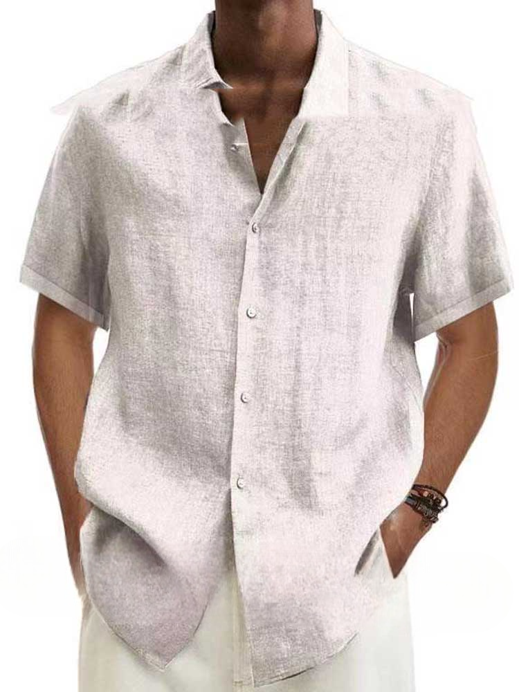 Chemise d'été décontractée pour hommes | Manches courtes